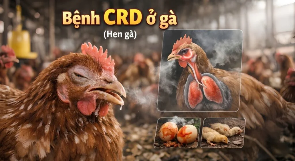 CRD ở gà